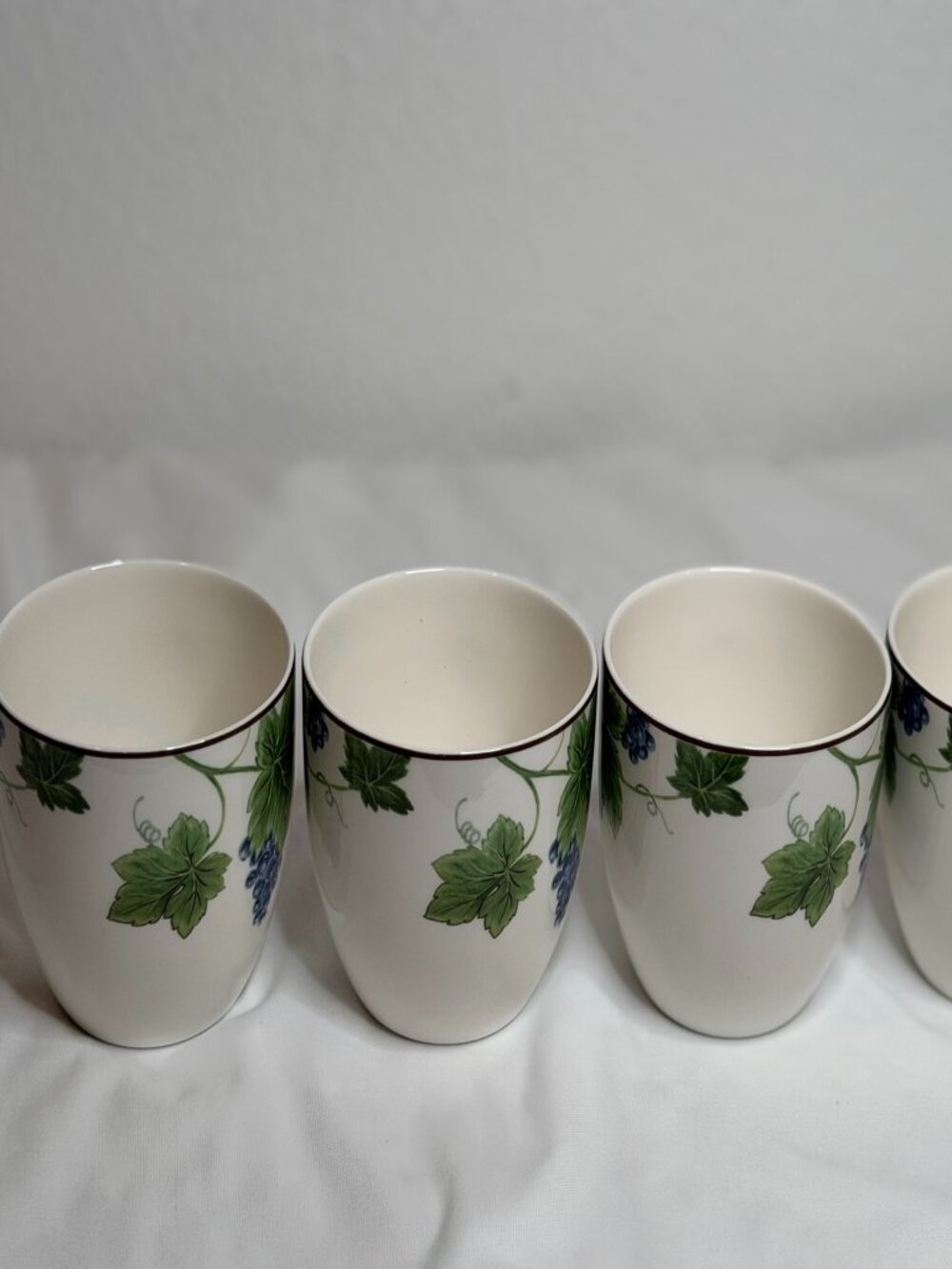 Mikasa Optima Vineyard Mugs – Set of 4 – Fine China